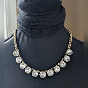 🐦 3 For $35 🐦 J.Crew Crystal Station Necklace | Gold Tone Chain